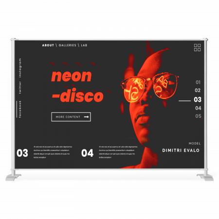 Welcome to 10 10' x 8' Step and Repeat Banner