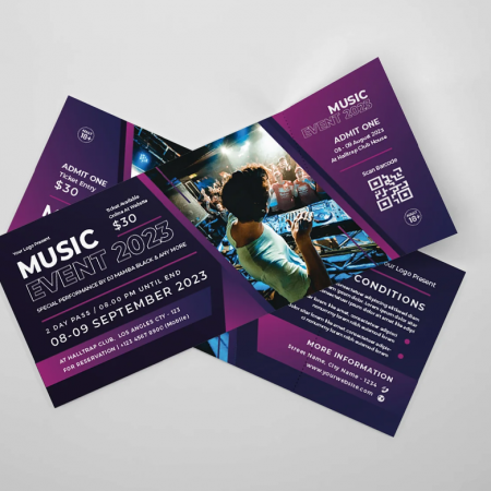 1x8 Page Flyer Ticket Flyer 2