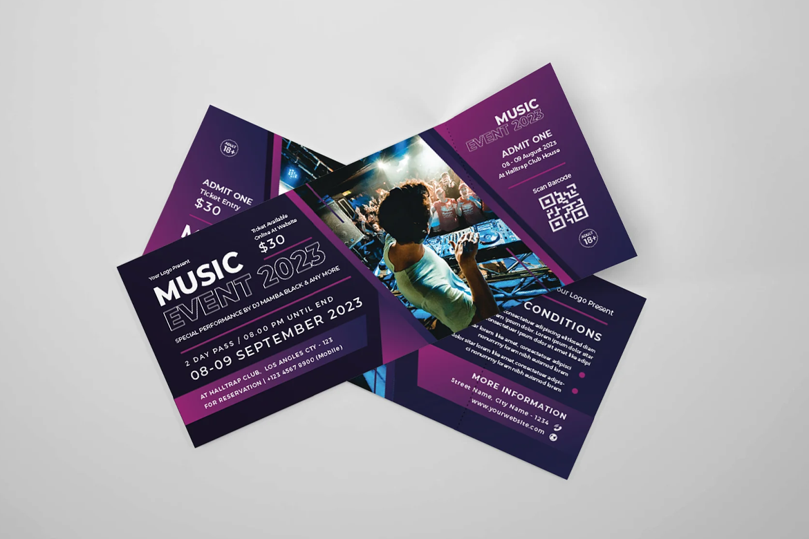 1/8 Page Ticket Flyer Same Day 2 1/8 Page Ticket Flyer Same Day - Image 2